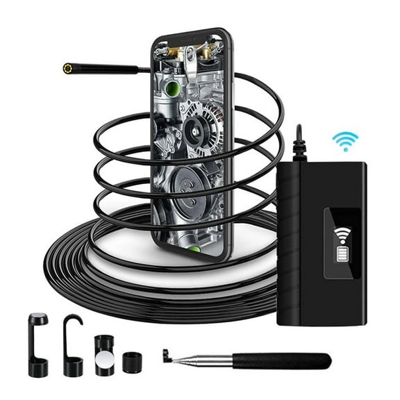 2.0 MP 1080P HD 5.5mm WiFi Borescope IP67 Waterproof Semi-rigid Cable Snake Camera With LED Lights , User-Friendly Borescopes