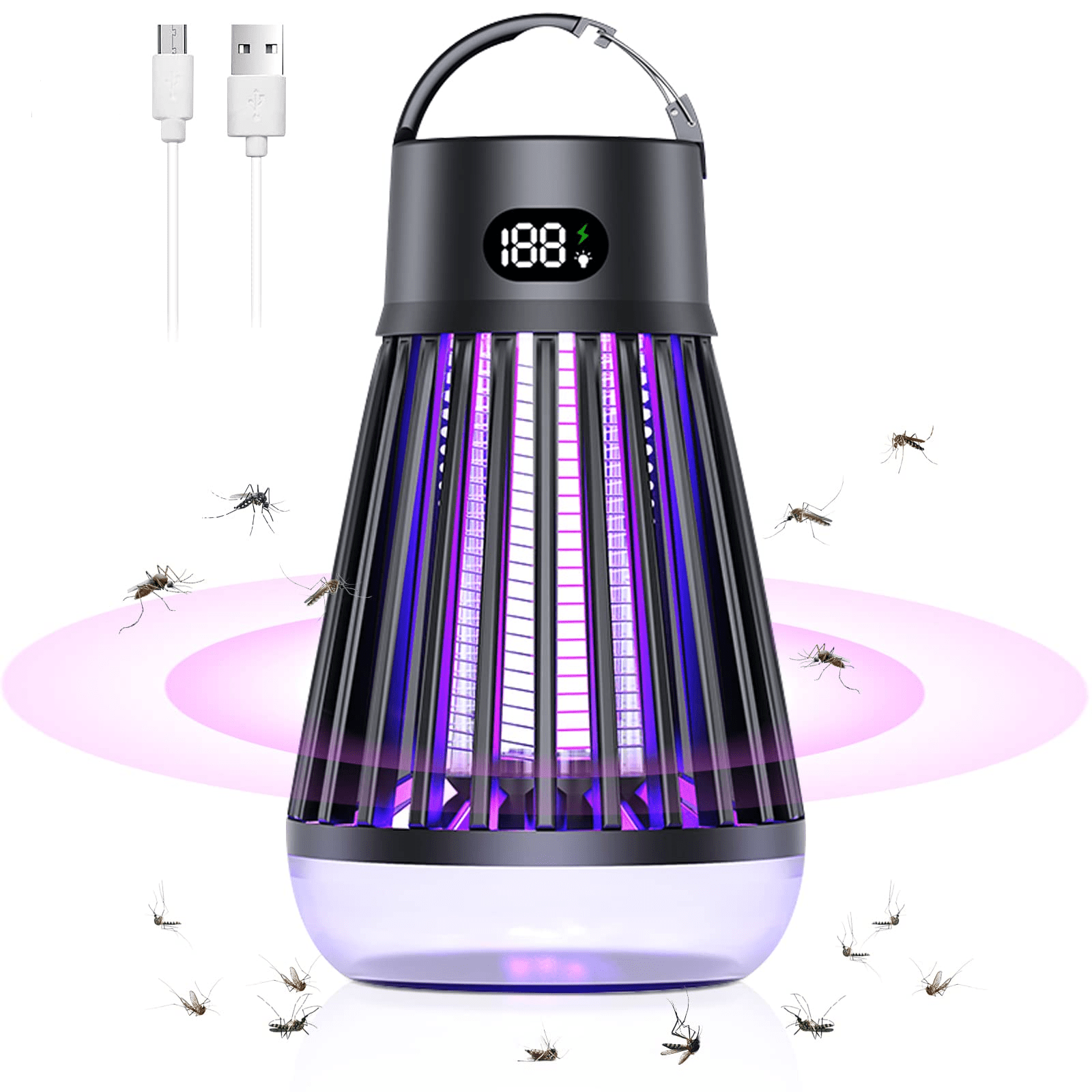 2.0 Portable Insect Killer, Indoor and Outdoor, Wireless Charging