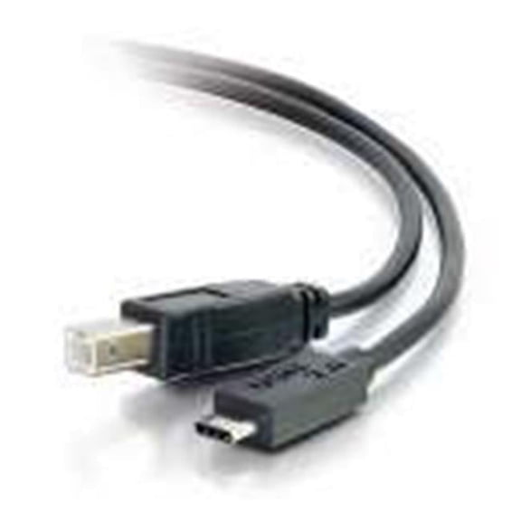 2.0 USB C to USB B Cable M - M Black USB