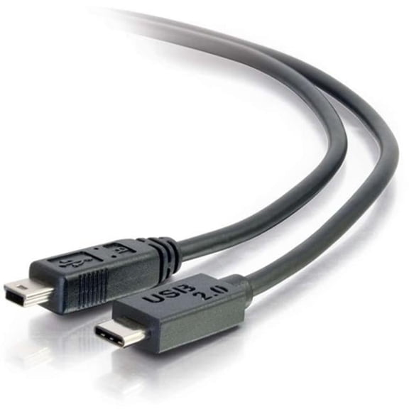 2.0 USB C to USB Mini B Cable M - M Black USB