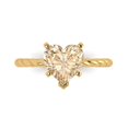 thumbnail image 1 of Solitaire Engagement Ring for Women - 2ct Natural Morganite in 14K Yellow Gold Promise Ring, 1 of 6