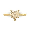 thumbnail image 1 of Solitaire Engagement Ring for Women - 2ct Natural Morganite in 14K Yellow Gold Promise Ring, 1 of 8