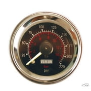 2.0 in. Dual Needle Air Gauge - Black Face