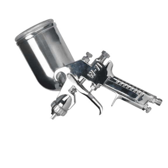 2.0 mm Gravity Feed Air Spray Gun with Cup - Professional Paint Sprayer for Air Compressor HVLP Tools