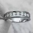 thumbnail image 1 of 2.00 CT Round Cut Simulated Diamond Men's Wedding Band Ring 14K White Gold Plated 925 Silver, 1 of 3