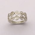 thumbnail image 1 of 2.00 CTW Natural Diamond Polki Multi Band Eternity Women Valentines Day Gifts Ring 925 Sterling Silver, 1 of 5