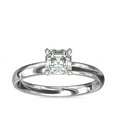 thumbnail image 1 of 2.00 Carat Asscher Cut Moissanite Luxurious Anniversary Ring for Ladies Solid 18K White Gold Size 7.5 by Diamond-Capitals, 1 of 6