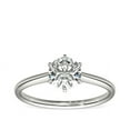 thumbnail image 1 of 2.00 Carat Round Cut Moissanite Fancy Bridal Ring for Women Solid 18K White Gold Size 9.5 by Diamond-Capitals, 1 of 8