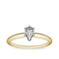 thumbnail image 1 of 2.00 Carat Pear Cut (D/VVS1) Moissanite Diamond Latest Design Wedding Ring for Fiancee Solid 14K Yellow Gold Size 4.5 by Diamond-Capitals, 1 of 6