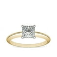 thumbnail image 1 of 2.00 Carat Princess Cut Moissanite Diamond Luxurious Bridal Ring for Ladies Solid 14K Yellow Gold Size 7.5 by Diamond-Capitals, 1 of 6