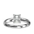 thumbnail image 1 of 2.00 Carat Radiant Cut Moissanite Diamond Wonderful Engagement Ring for Ladies in Solid 14K White Gold Size 7 by Diamond-Capitals, 1 of 6