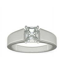 2.00 Carat Radiant Cut Moissanite Diamond Wonderful Wedding Ring for her in Solid 14K White Gold Size 7 by Diamond-Capitals