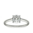 thumbnail image 1 of 2.00 Carat Round Cut (D/VVS1) Moissanite Beautiful Wedding Ring for Girls Solid 18K White Gold Size 3 by Diamond-Capitals, 1 of 8