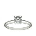thumbnail image 1 of 2.00 Carat Sparkle Cushion Cut (D/VVS1) Moissanite Diamond Solitaire Engagement Ring for Girls Solid 14K White Gold Size 3 by Diamond-Capitals, 1 of 6