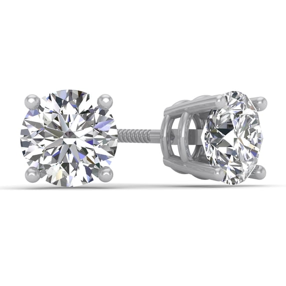 2.00 Carat TW Diamond Stud Earrings in 14k Yellow Gold (H.I2)