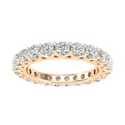 INARA DIAMONDS 2.00 Carat tw Diamond Eternity Band in 14k Rose Gold (2.00 ctw)