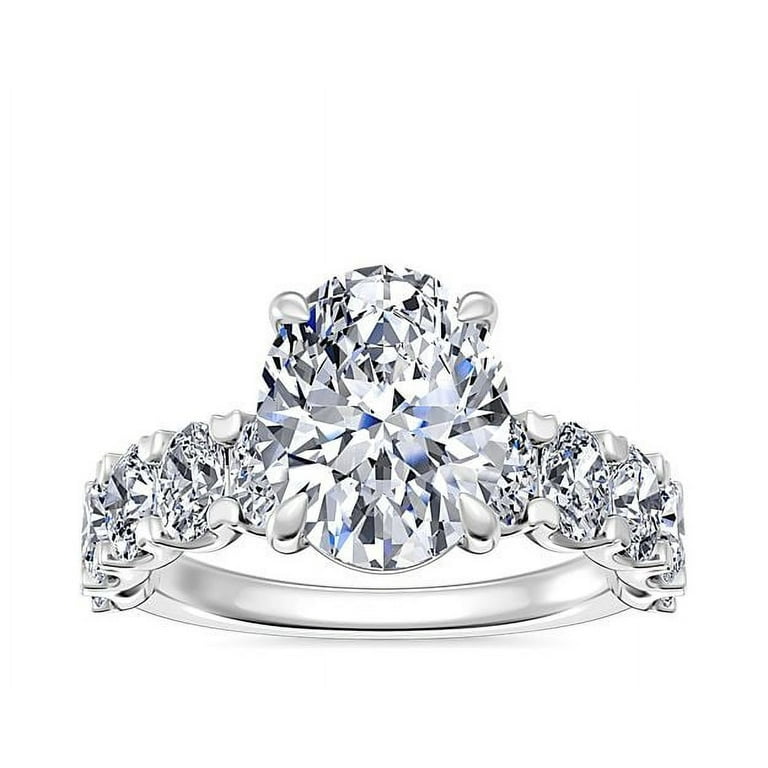 3.00 Ct Brilliant Oval Cut IGI Certified Lab Grown Diamond (F-G 