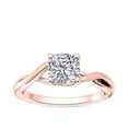 thumbnail image 1 of 2.00 Ct Cushion Cut Moissanite Diamond Wonderful Engagement Ring for Women Solid 14K Rose Gold Size 5 by Diamond-Capitals, 1 of 8
