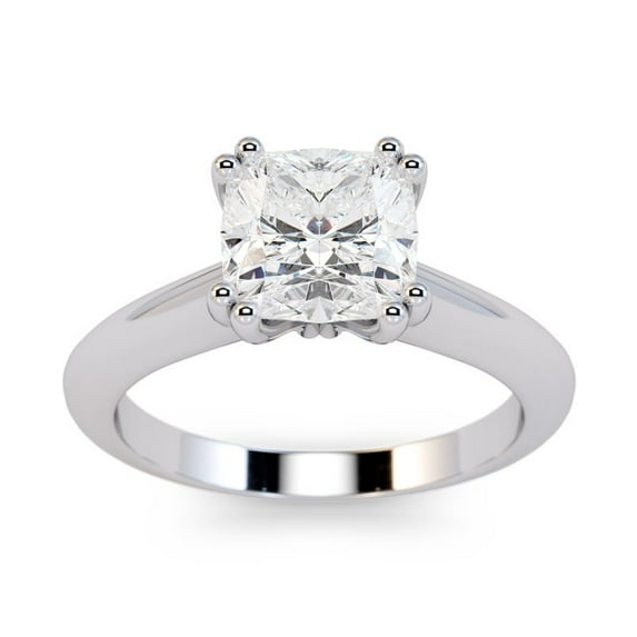 2.00 Ct Excellent Cushion Diamond Bridal Rings for Women Solid 14K White Gold