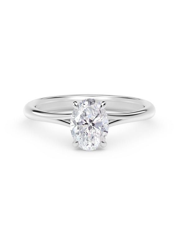 2.00 Ct Excellent Oval Shaped Diamond Bridal Ring For Women Solid 14K White Gold by Diamond-Capitals