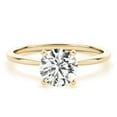 thumbnail image 1 of 2.00 Ct Excellent Round Diamond Bridal Rings Solid 18K Yellow Gold, 1 of 6