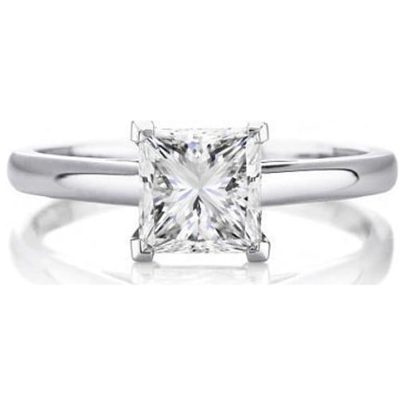 2.00 Ct Excellent Round Diamond Wedding Rings for Women Solid 18K White Gold