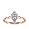 thumbnail image 1 of 2.00 Ct Marquise Cut Moissanite Diamond (D/VVS1) Stunning Engagement Ring for Ladies Solid 18K Rose Gold Size 3.5 by Diamond-Capitals, 1 of 6