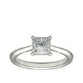 thumbnail image 1 of 2.00 Ct Princess Cut Moissanite Diamond (D/VVS1) Stunning Engagement Ring for Ladies Solid 18K White Gold Size 3.5 by Diamond-Capitals, 1 of 6
