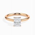 thumbnail image 1 of 2.00 Ct Radiant Cut Wonderful Moissanite Diamond (D/VVS1) Solitaire Wedding Ring for Ladies Solid 18K Rose Gold Size 5 by Diamond-Capitals, 1 of 7