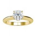 thumbnail image 1 of 2.00 Ct Round Cut Beautiful Solitaire Moissanite Diamond (D/VVS1) Wedding Ring for her in 14K Yellow Gold Size 3.5 by Diamond-Capitals, 1 of 5