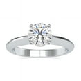 thumbnail image 1 of 2.00 Ct Round Solitaire Moissanite Diamond Stunning Engagement Ring for Fiancee in 14K White Gold Size 8 (D/VVS1) by Diamond-Capitals, 1 of 5