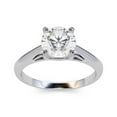 thumbnail image 1 of 2.00 Ct Stunning Round Cut Diamond Engagement Rings for Women Solid 14K White Gold, 1 of 5