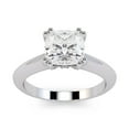 thumbnail image 1 of 2.00 Ct Stunning Solitaire Cushion Diamond Bridal Rings Solid 18K White Gold, 1 of 6