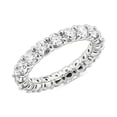 thumbnail image 1 of 2.00 T.C.W Brilliant Round Cut Natural Diamond Wonderful Engagement Eternity Band for Women Solid 950 Platinum Size 3, 1 of 8