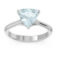 thumbnail image 1 of 2.00 T.C.W Latest Design Trillion Aquamarine Gemstone Wedding Ring for Girls Solid 18K White Gold Size 9 by Diamond-Capitals, 1 of 7