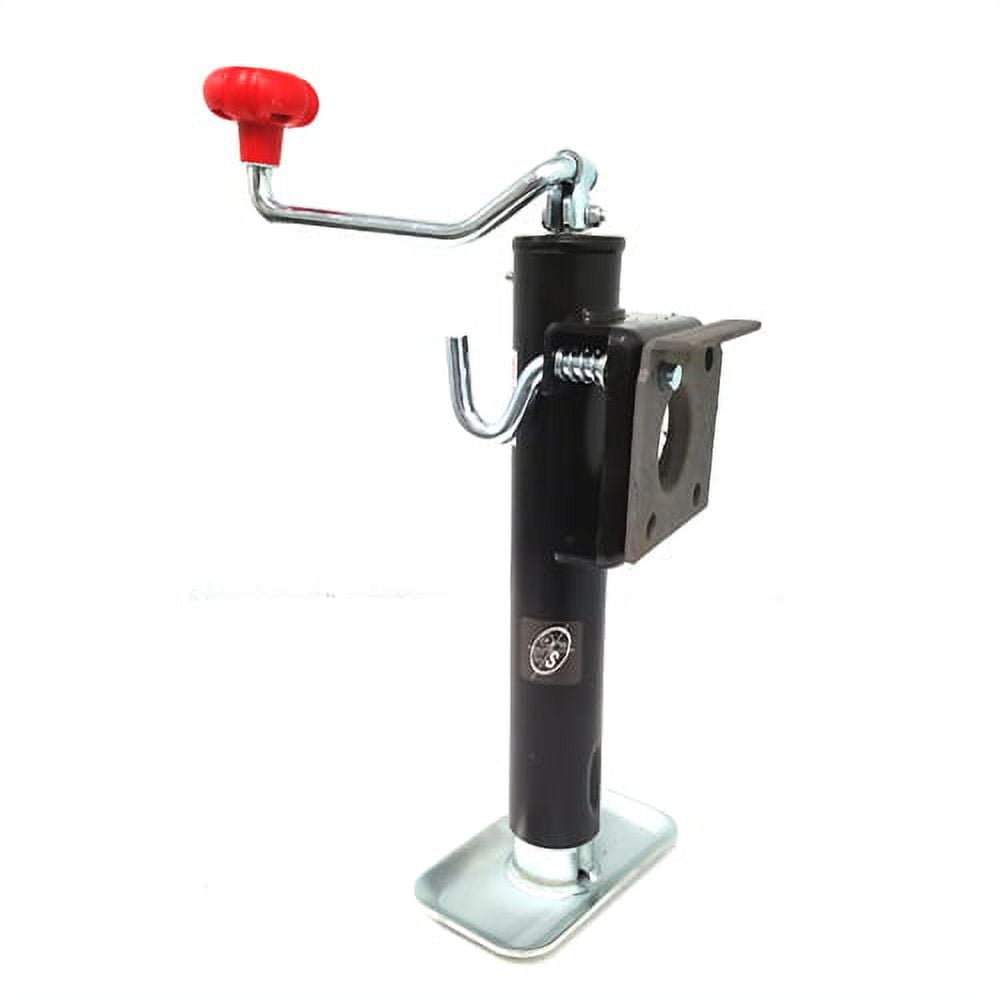 2,000 lb. Top wind Ram swivel jack with weldon bracket mount 10