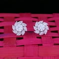 thumbnail image 1 of Simulated Diamond 14K White Gold Plated Women's Stud Earring 2.00Ct Round Cut, 1 of 2