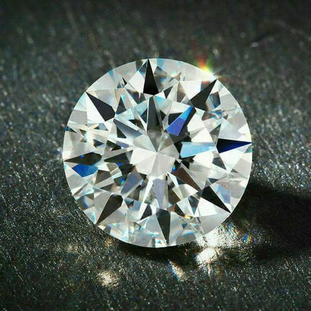 Mixed Color VVS1 Round Cut Moissanite Loose Gemstones All Size For Ring  Earrings