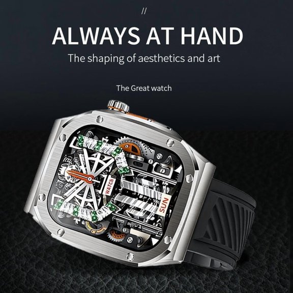 2.01" Full Touch Unisex Sports Smart Watch, Bluetooth Make & Receive Calls, Message Notifications, Sleep Monitor & Pedometer, Compatible with iPhone & Android, Ideal Birthday Gift for Friends