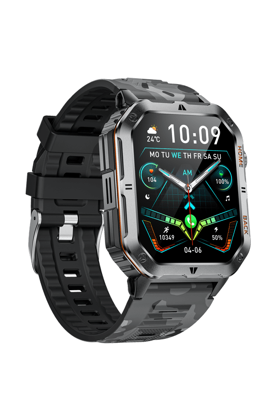2.01 Inch IPS Smart Watch, 1000mAh Battery, 3ATM Water Resistance, Activity Tracking, for Android and iOS