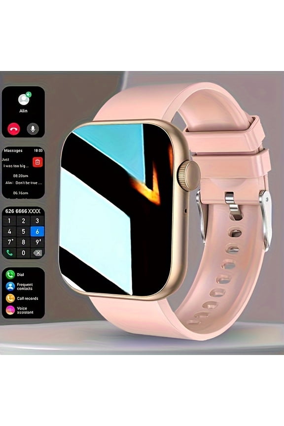 2.01" Touch Screen Smart Bracelet | Dual Frequency | Unisex | Fitness/Sports Tracker | Android/iPhone Wireless Connect | Halloween/Christmas Gift