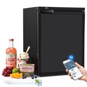2.08 Cu.Ft RV Refrigerator,59L Built in 12V RV Fridge Freezer, Dual Zone Compressor Cooler, 4 46 , 12/24V DC with APP Control for Camper, Truck, Boat