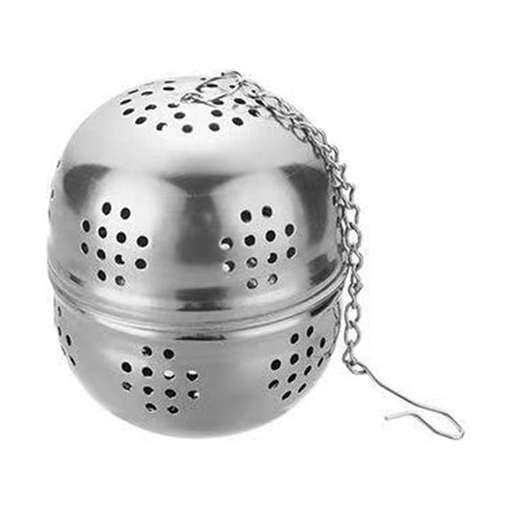 2.08-Inch Stainless Steel Mesh Tea Ball, Loose Leaf Tea Infuser with Chain Hook for Easy Brewing, Dishwasher Safe Fine Mesh Strainer for Tea and Spices