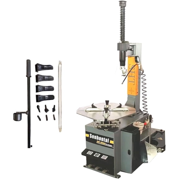 2.0HP Automatic Tire Changer with 950 Bead Blaster & Rim Clamp - 1-Year Warranty for Shop