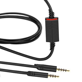2.0M Replacement Audio Cable Compatible with Astro A40 A40TR Gaming Headset,Inline Mute Wire and No Volume Control Cord (TPE Cord)
