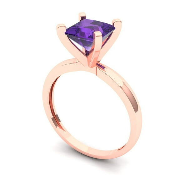 2.0ct Heart Cut Blue Natural Aquamarine 18k Pink Rose Gold Engraving Statement Bridal Wedding Solitaire Designer Ring Size 6.25