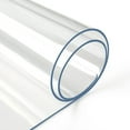 thumbnail image 1 of 2.0mm Clear Desk Cover Protector, 28×44 Inch Clear Table Protector, Rectangular Vinyl Desk Pad, PVC Plastic Table Cover for Office, Dresser, Night Stand, Computer & Writing Desk Tabletop, 1 of 7