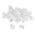thumbnail image 1 of 2.0mm Connector 4 Pin Male Adapter Right Angle Pin Header White Socket for Wire to Board Connection, 50 Pack, 1 of 7
