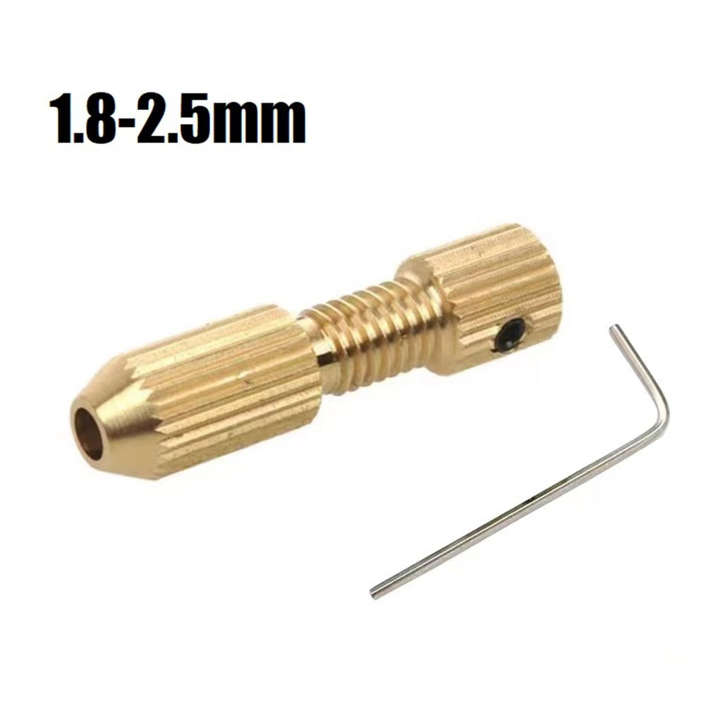 2.0mm Shaft Hole Brass Motor Shaft Clamp Small Collet Adapter Fixture