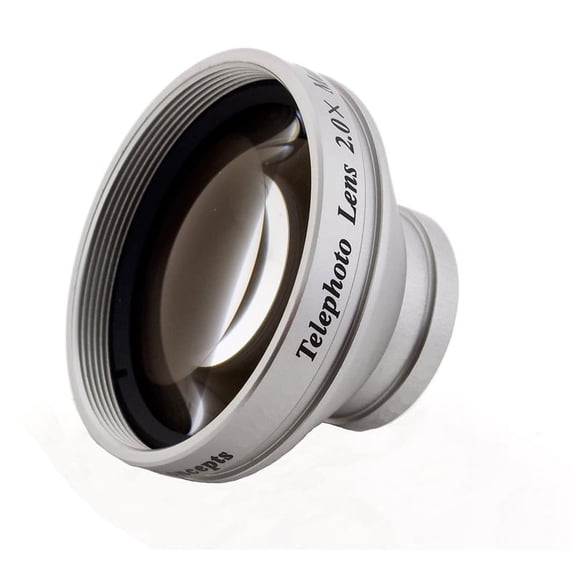 2.0x High Grade Telephoto Conversion Lens (25mm) For Sony Handycam DCR-DVD105